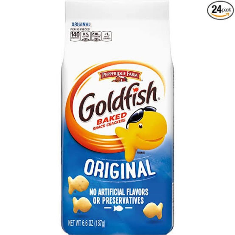 

PEPPERIDGE FARM GOLDFISH BAKED CRACKERS ORIGINAL 187GR