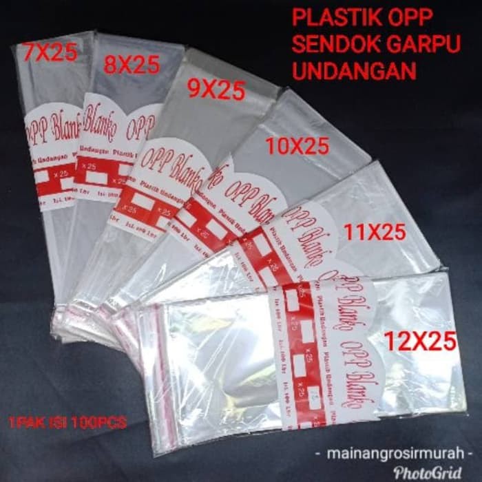Plastik Opp Lem 11x25 Plastik Roti Plastik Undangan