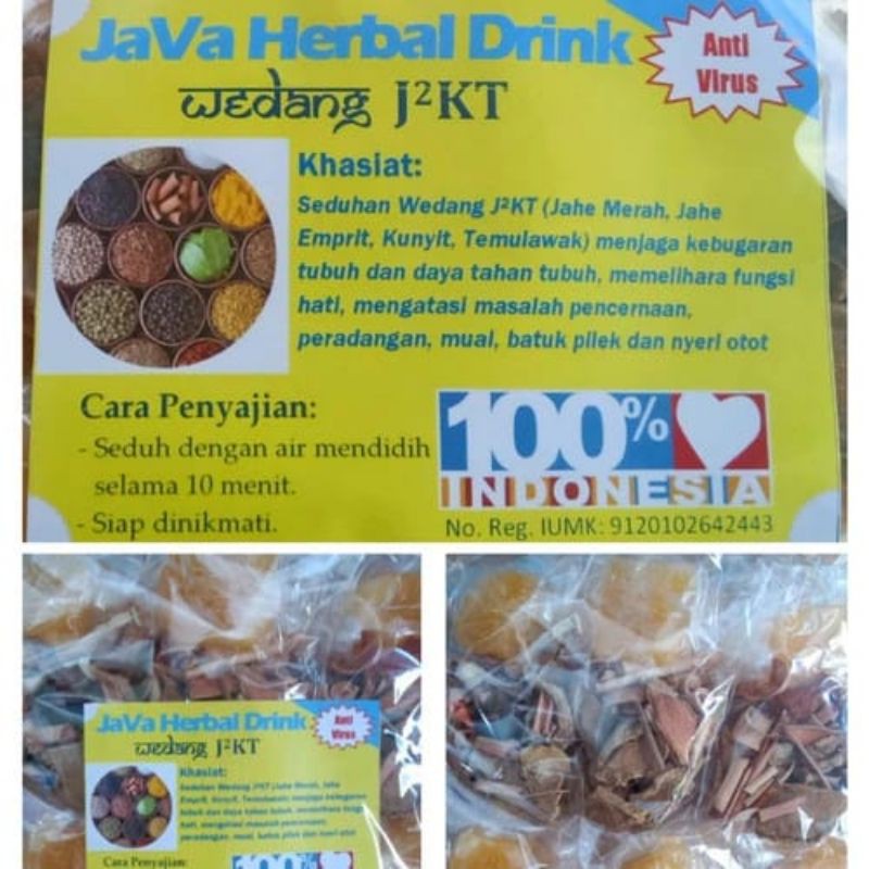 

Wedang Empon-empon Temulawak Jahe Merah Kunyit Gula Batu