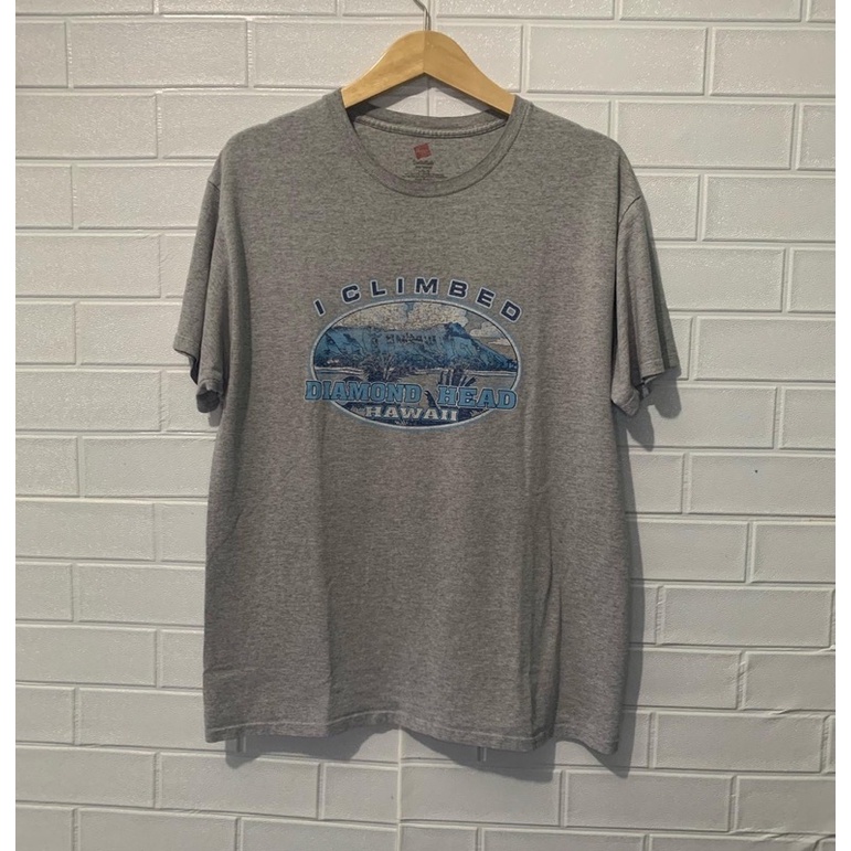KAOS HANES I CLIMBED DIAMOND HEAD HAWAII SECOND ORIGINAL