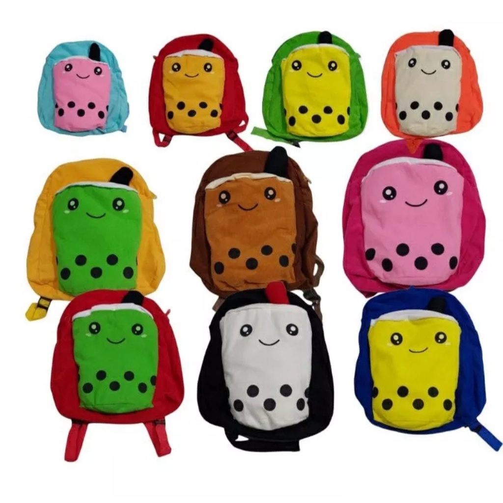 Tas Boba Viral High Quality 6 Warna // Ransel Boba Pink Kuning Coklat Hijau Merah | BONEKA BOBA LED UKURAN GALON | BANTAL BOBA JUMBO | GULING BOBA JUMBO | BONEKA BOBA RAINBOW | BONEKA VIRAL | BOBEKA BOBA TERLARIS | BONEKA BOBA TERMURAH RAFFASYAFZ SHOP