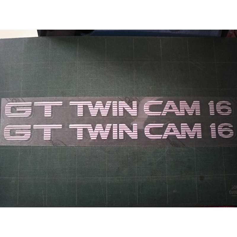 stiker Toyota Twincam GT JDM