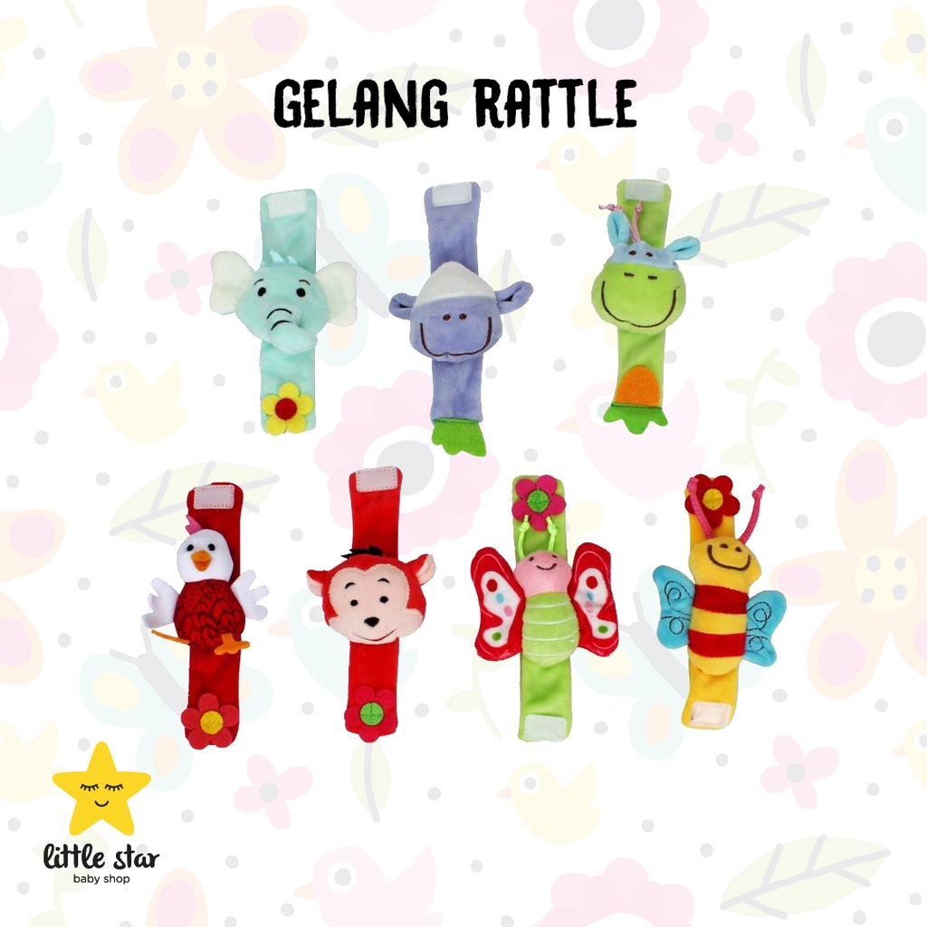 Gelang Rattle | Mainan Boneka Bayi Gelang Kerincing