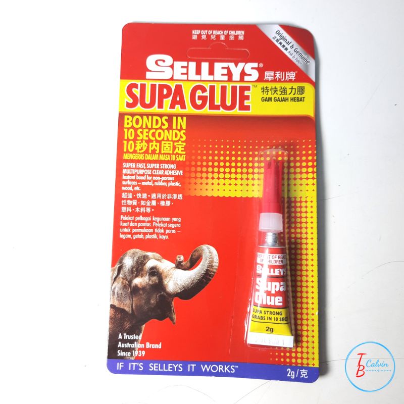 

Selleys Supa Glue 2G Lem Perekat Serbaguna