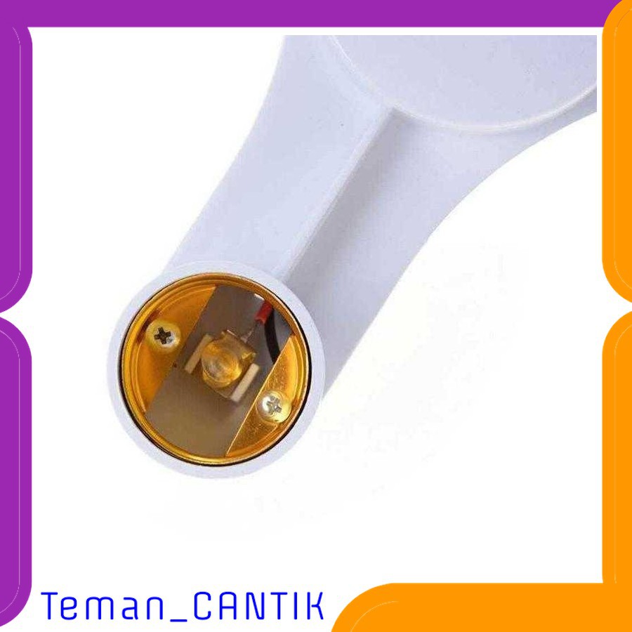 Grab Medan LED FITTING E27 CABANG 4 LAMPU BOHLAM STUDIO TC-DG026 ASMT EEE3342B