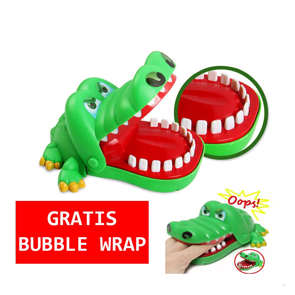 Tomindo Crocodile Dentist Game Mainan  Anak Gigi Buaya 