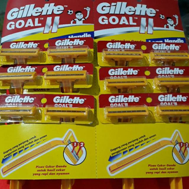Gillette Goal kuning / Alat Cukur Kumis