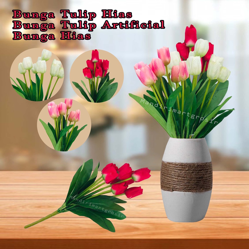 Bunga Tulip Hias* Bunga hias* Bunga Tulip Artificial * Bunga Hias