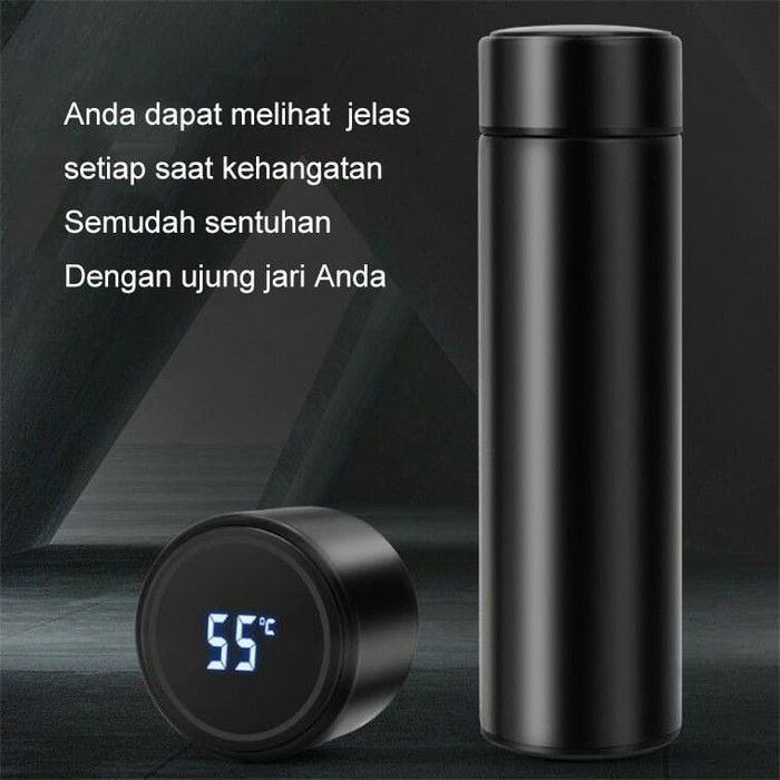 (COD) Termos Led Suhu Hitam &quot;You Are My Star&quot; - Thermos Temperatur Suhu - Vacuum Tumbler Botol Minum