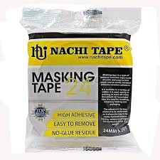 Masking Tape Nachi 24mm Lakban Kertas Plakban Selotip Isolasi Solasi murah