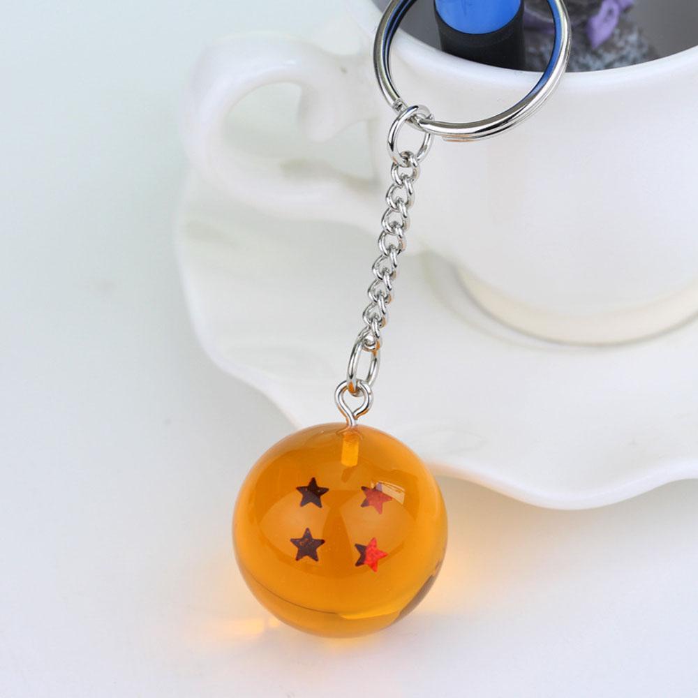 Lanfy Dragon Ball Gantungan Kunci Aksesoris Alat Peraga Cosplay Liontin Goku 1-7 Bintang Collection