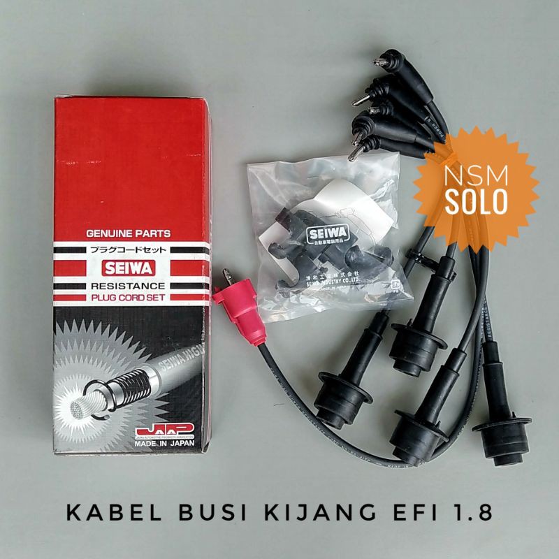 Kabel Busi Cable Mobil Toyota Kijang Efi Krista 1800cc Seiwa Jepang Asli Original
