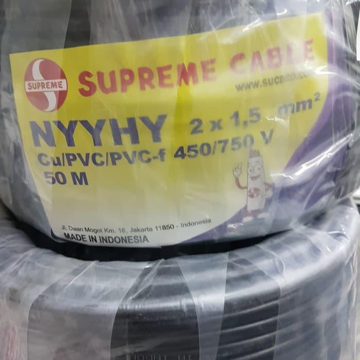 *pertukangan* KABEL SUPREME NYMHY NYYHY 2X1,5 (50M) NYYHY NYMHY SERABUT