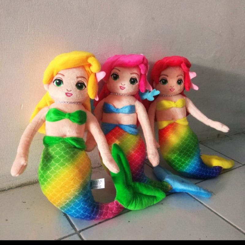 boneka marmeid putri duyung pelangi