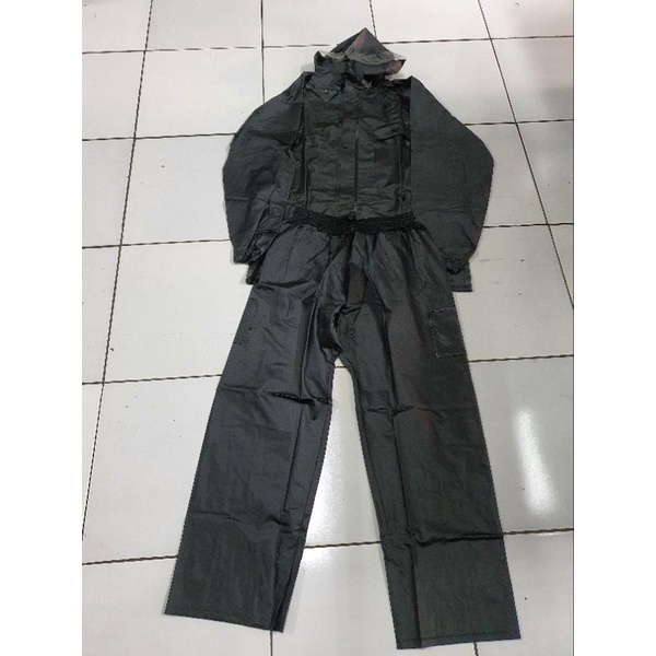 Rain coat |Jas hujan Rosida Hitam |Stelan jas hujan rosida |Jas hujan baju celana | jas hujan