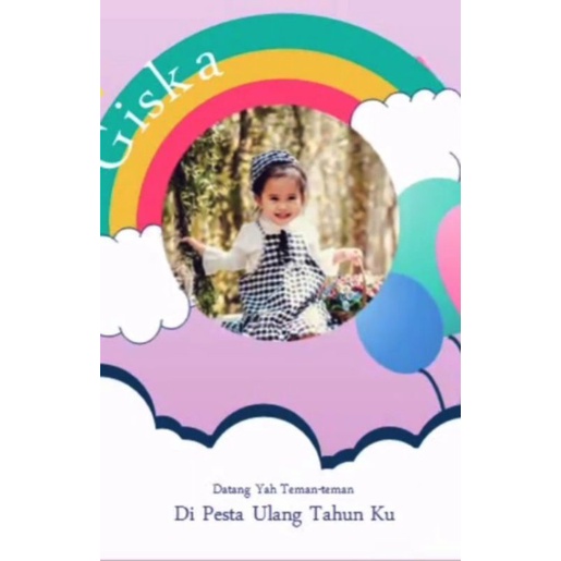 Undangan Digital Ulang Tahun Anak