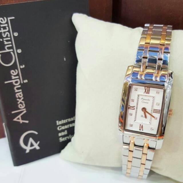 Jam Tangan Alexandre Christie AC2576 Wanita Original Combinasi