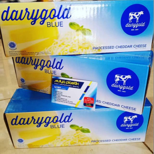 

Keju Cheddar merek Dairygold Blue @2kg