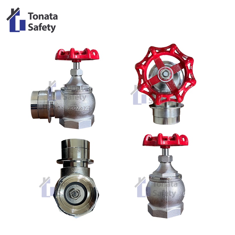 Hydrant Valve 2.5&quot; Krom Kuningan / Brass Chrome 16K Machino