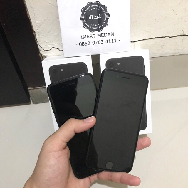 IPhone 7 256GB Black Matte - EKS GARANSI RESMI INTERNASIONAL - MULUS - LENGKAP - TERMURAH - APPLE