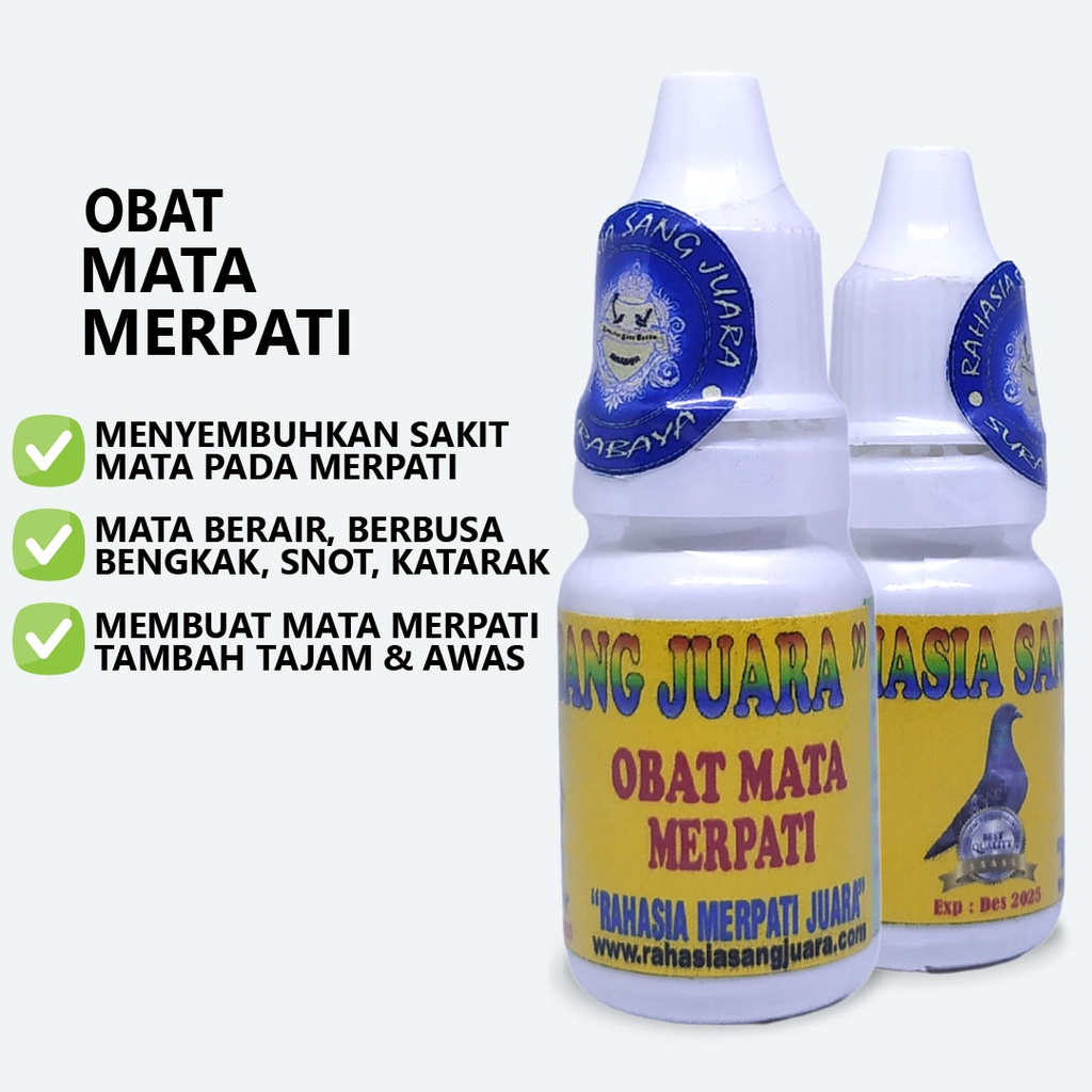 OBAT MATA MERPATI BERAIR BERBUSA KATARAK BENGKAK SNOT JUGA MENAMBAH TAJAM DAN AWAS