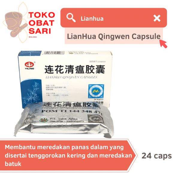 Lianhua Qingwen Capsule isi 24kapsul
