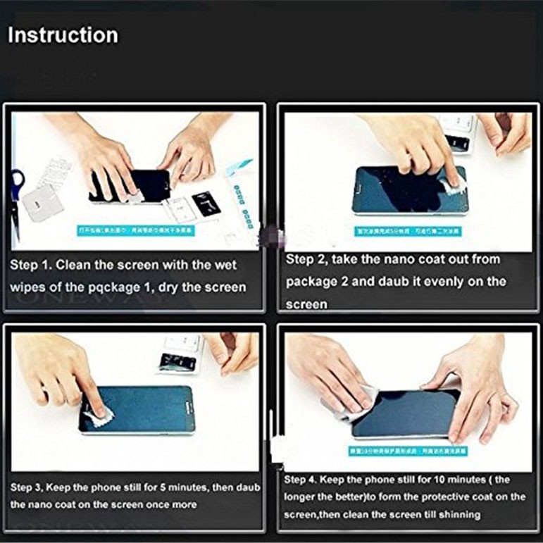 Broad Hi-Tech Screen Protector Liquid Nano untuk Smartphone