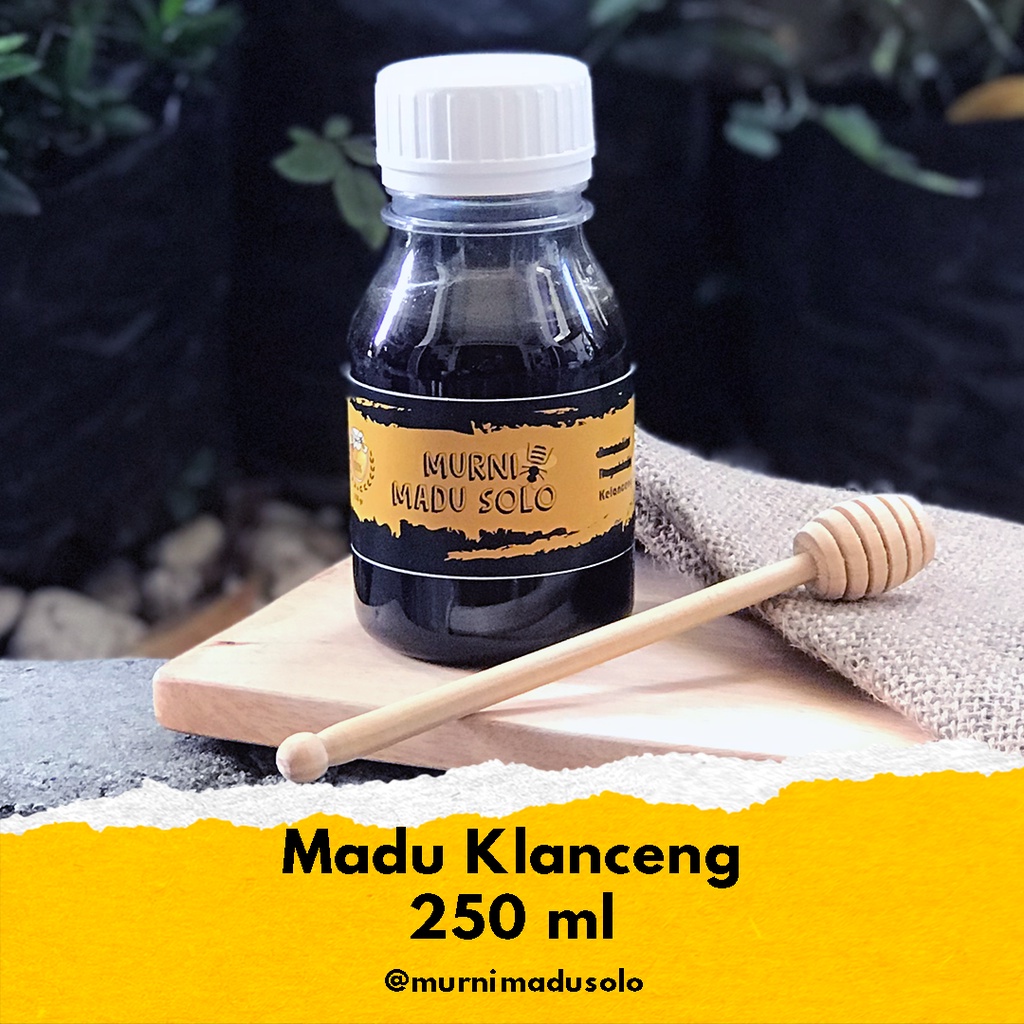 

Madu Asli Klanceng lebah trigona (Tingi propolis & Bepollen) 250 ml