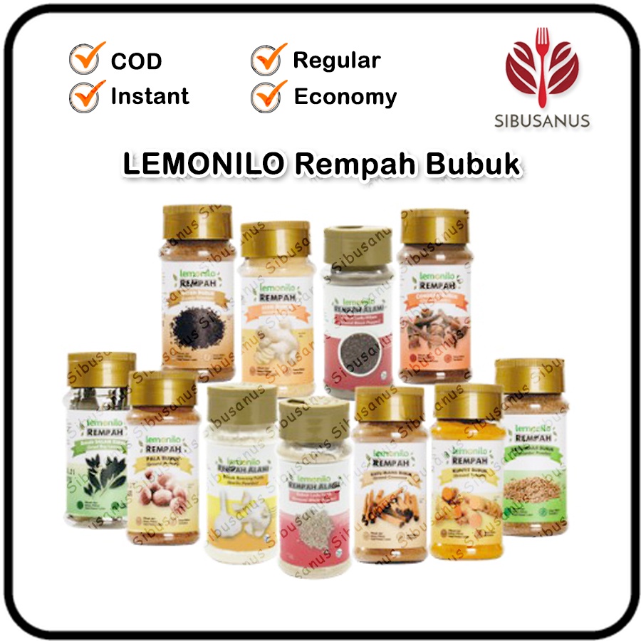 Lemonilo Rempah Jinten Bubuk Rempah Kunyit Bubuk Ground Turmeric