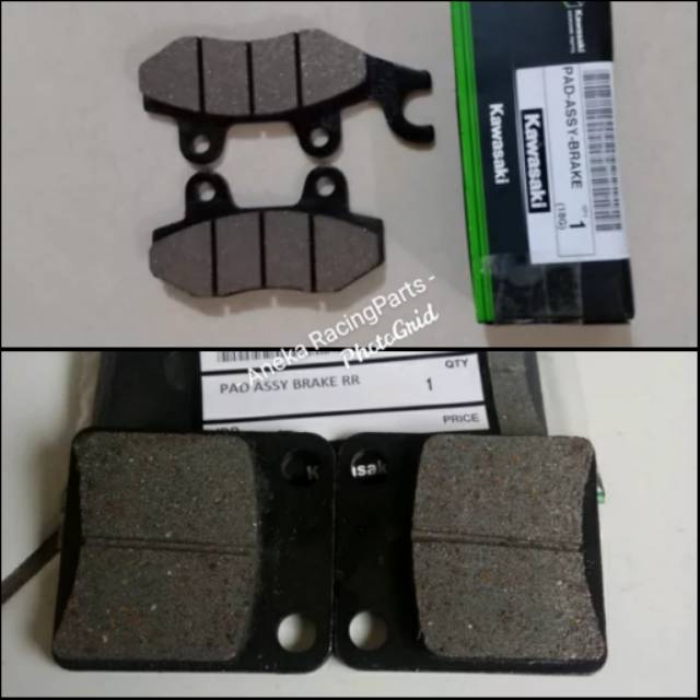 kampas rem depan belakang kawasaki klx 150 dtracker 150 original discpad klx dtracker