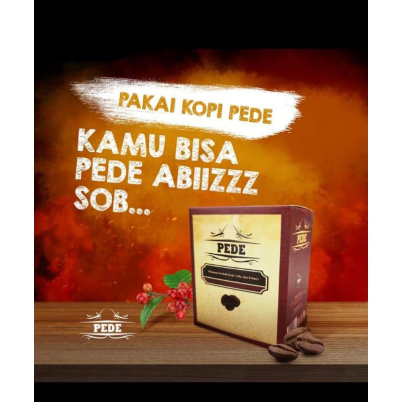 

Kopi Pede Original Prodak Kopi Herbal Tanpa BKO