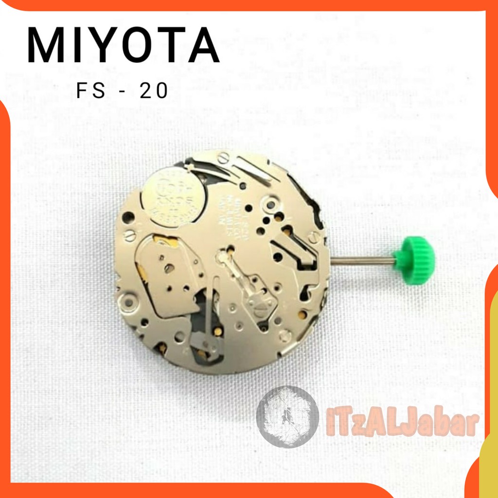 Mesin jam tangan Miyota FS 20 Japan Mesin Miyota FS20 Original