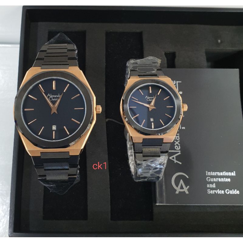 Jam tangan couple Alexandre Christie SOLID AC8600 ORIGINAL BERGARANSI RESMI