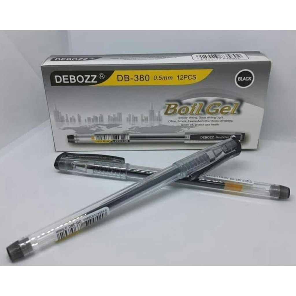 

Pena / Pulpen Gel Debozz 380-04 Hitam