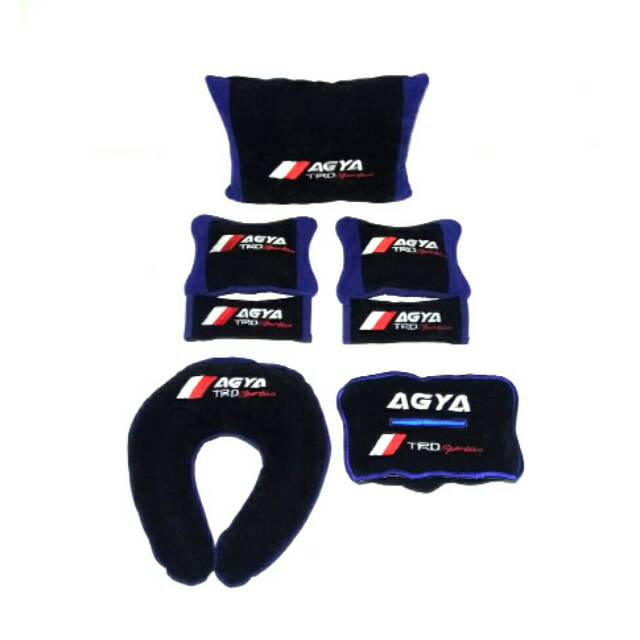 Bantal mobil AGYA TRD Sportivo Aksesoris mobil Interior