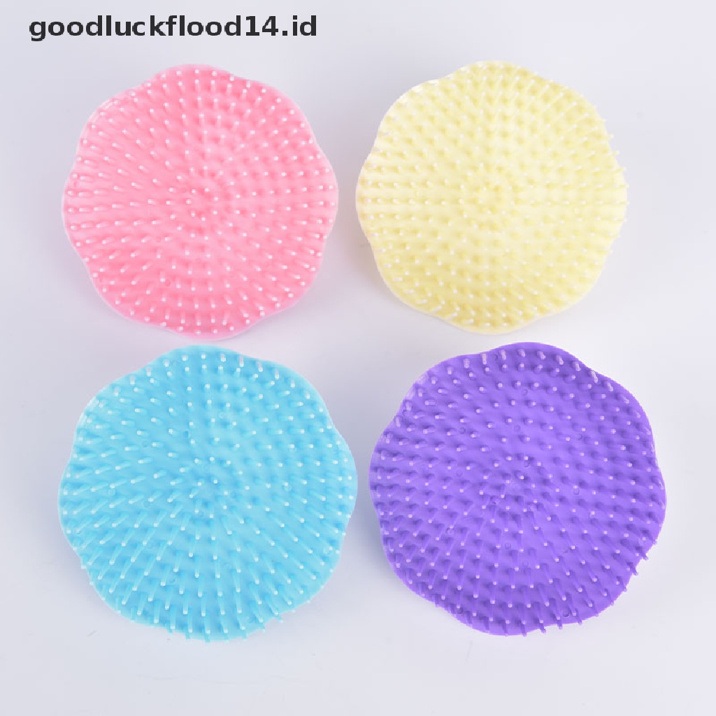 [OOID] Shampoo Brush Adult Scalp Brush Soft Glue Comb Long Hair Hair Scalp Head Massage ID