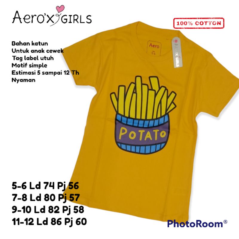 AERO Girls - Kaos Anak Cewek ( Lengan Pendek )