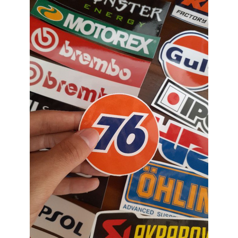 sticker stiker sponsor superbike motogp ninja r15 r25 nmax adv xmax gsx crv pcx aerox racing brembo