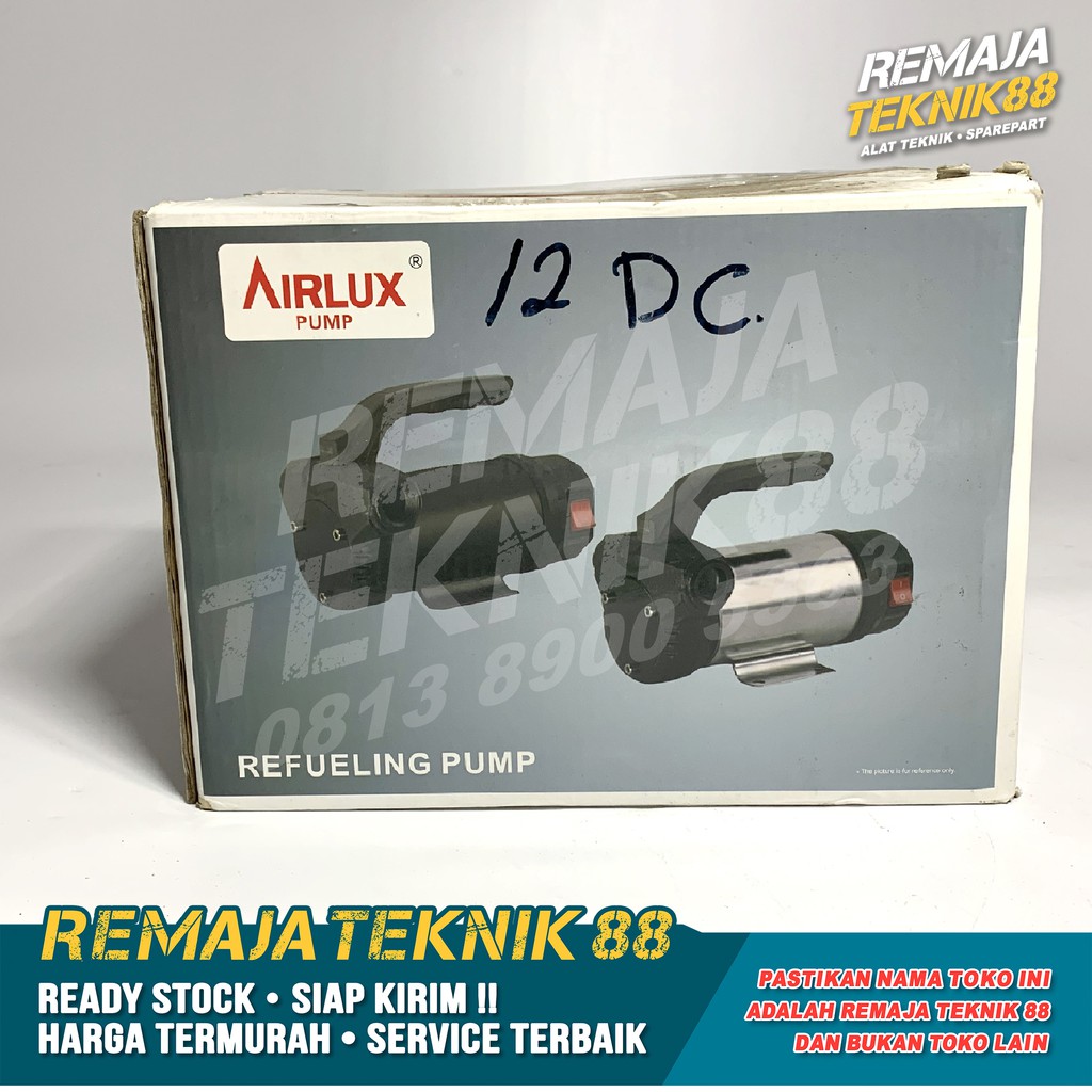 POMPA BENSIN MINYAK ELEKTRIK / AIRLUX 12DC / FUEL OIL PUMP