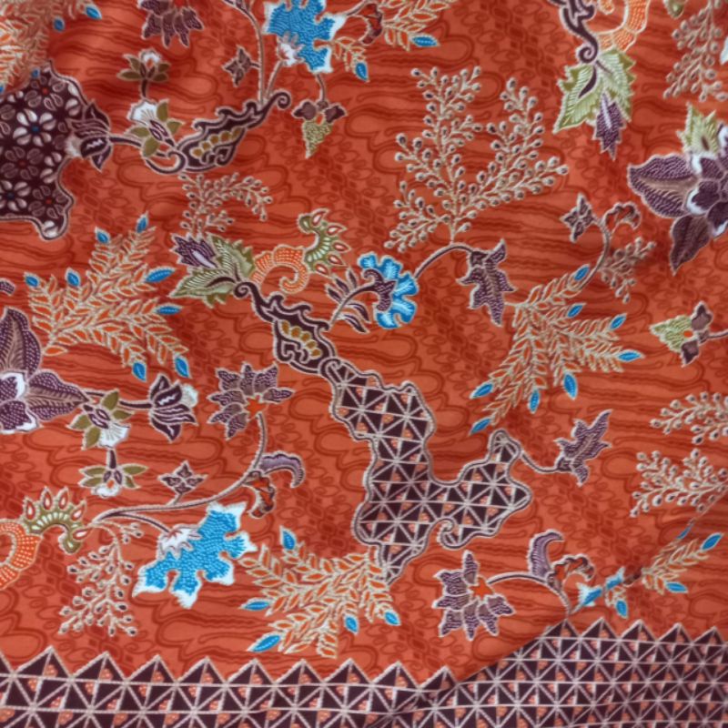 kain batik meteran sutra halus