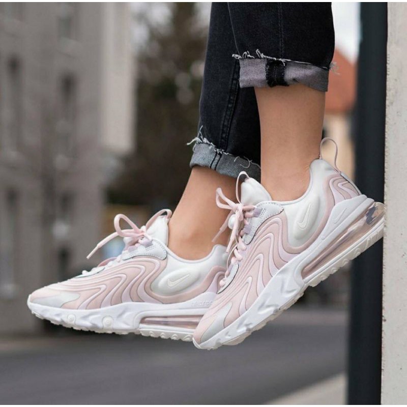 Sepatu Nike Airmax270 React Eng Barely Rose Original BNIB