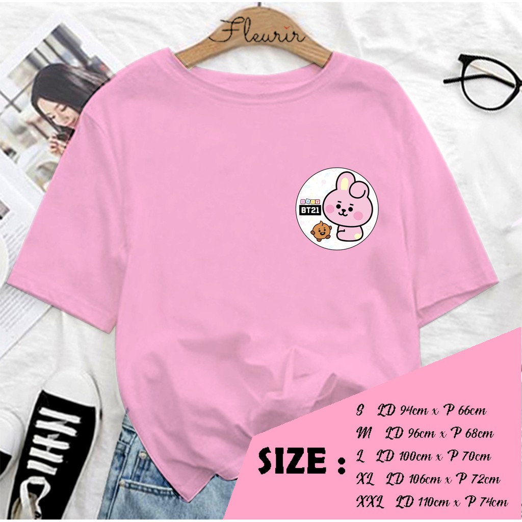 FLEURIR - KAOS BABY COKY WANITA DEWASA LENGAN PENDEK TUMBLR TEE UNISEX