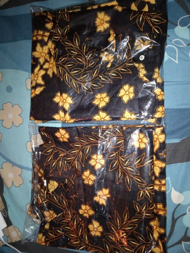 Batik Pekalongan Batik Couple Keluarga Sania Ruffle Ori Ndoro Jowi Termurah Shopee