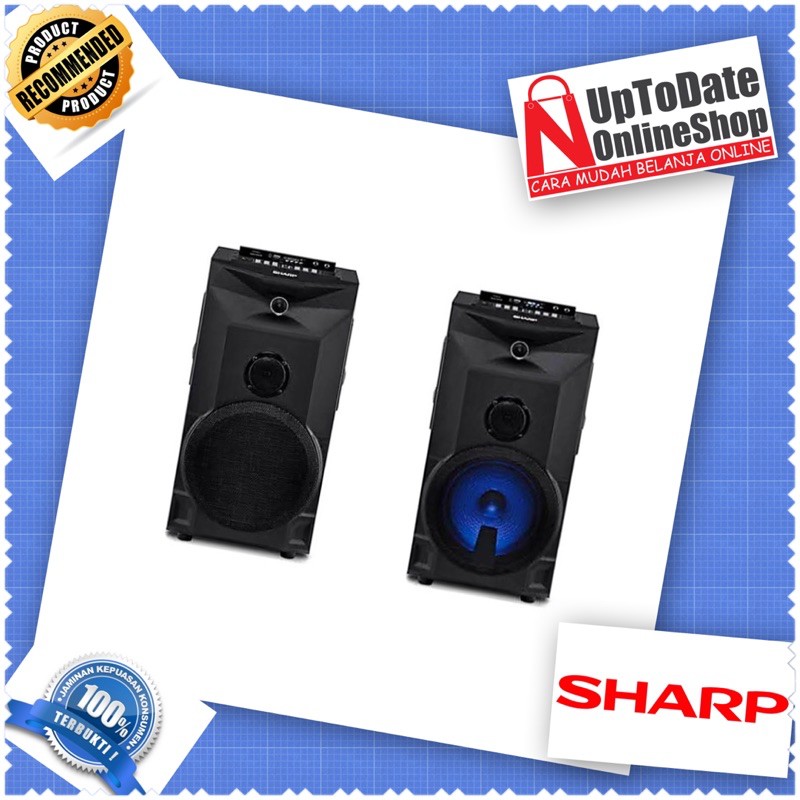 SPEAKER AKTIF 10INCH SHARP CBOX-PRO10UBB BLUETOOTH LOW WATT