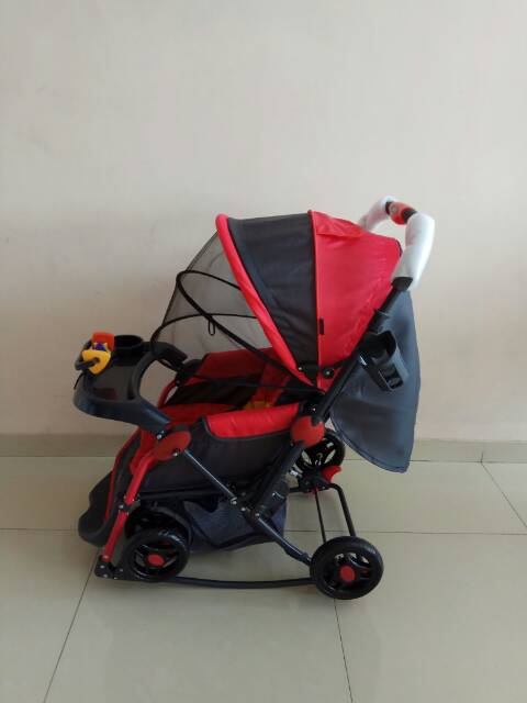 Stroller Bayi Pliko Ranger 4in1b S 298r Dorongan Bayi Bisa Ayun Dorong Depan Belakang Dan Walker Shopee Indonesia
