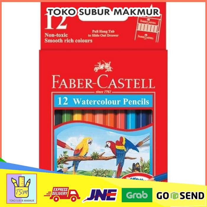 

PENSIL WARNA 12 WARNA PENDEK WATERCOLOUR - FABER CASTELL