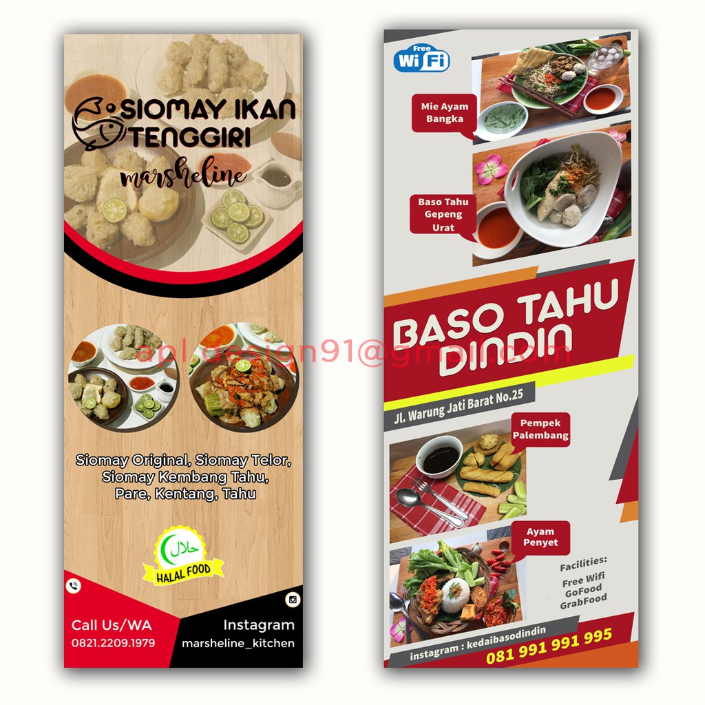 Contoh Gambar  Spanduk Promosi Makanan  My Ads