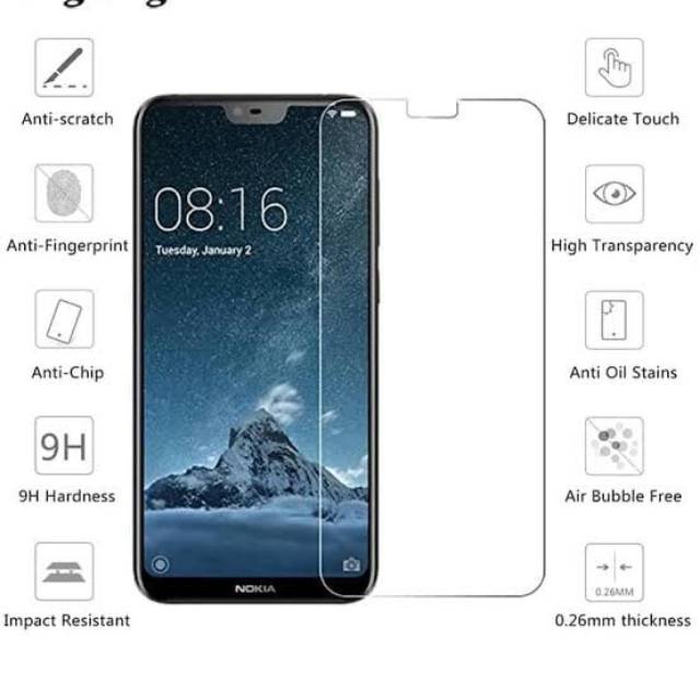 CLEAR TEMPERED GLASS NOKIA 6.1 PLUS / 3.1 PLUS