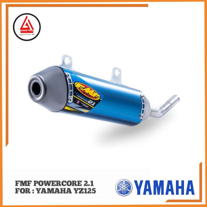 SILENCER FMF POWERCORE 2.1 TITANIUM YAMAHA YZ125, KNALPOT FMF YZ125