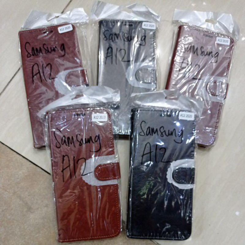 Flipcase dompet handphone samsung a12